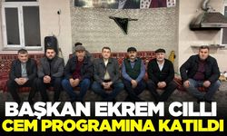 Başkan Cıllı, Cem programına katıldı