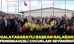 Başkan Balaban çocukların yüzünü güldürdü!
