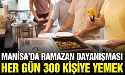 Manisa'da gönül sofrası: Her gün 300 kişiye yemek