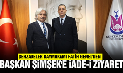 Kaymakam Genel’den Başkan Şimşek’e ziyaret