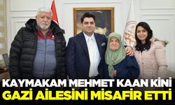 Ahmetli Kaymakamı Mehmet Kaan Kini Gazi Ailesi ile bir araya geldi!
