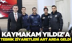 Kaymakam Yıldız, Tebrikleri kabul etti!