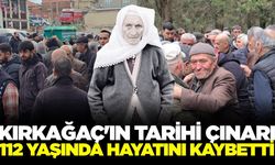 Kırkağaç'ı yasa boğan ölüm! 112 yaşında hayatını kaybetti
