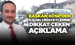 Başkan Fatih Köse, "Sessiz kalmak, suça ortak olmaktır"