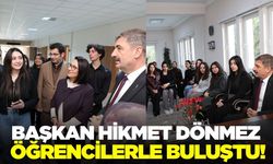 Başkan Dönmez, gençlerle bir araya geldi!