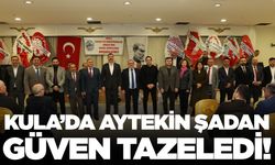 Manisa'da Aytekin Şadan, yeniden başkan seçildi!