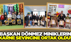 Kula'da miniklerin karne heyecanı!