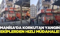 Manisa'da çatı yangını: Ekipler sevk edildi!