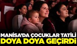 Manisalı çocuklar tatilin tadını çıkardı