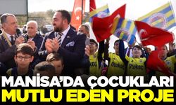 Manisa'da çocukların yüzünü güldüren buluşma