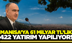 Manisa'da dev yatırım hamlesi: 422 proje için 61 milyar TL