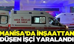 Manisa'da İnşaattan Merdiven Boşluğuna Düşen İşçi Yaralandı