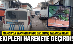 Manisa'da iş yerinin önündeki çiçek saksısında tabanca bulundu