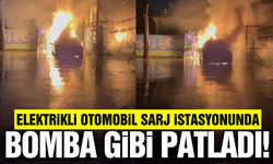 Manisa’da Korkutan Patlama: Şarj Halindeki Elektrikli Otomobil Alevlere Teslim Oldu