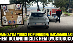 Manisa'da sahte altın dolandırıcılarına suçüstü: Araçtan uyuşturucu çıktı!