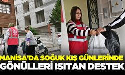 Manisa'da ihtiyaç sahibi vatandaşlara giyim desteği