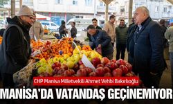 CHP Manisa Milletvekili Bakırlıoğlu, pazarda esnafın ve halkın sorunlarını dinledi