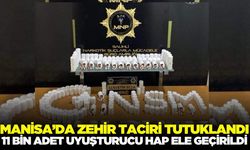 Manisa'da operasyon: 11 bin adet uyuşturucu hap ele geçirildi