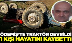 Manisa'nın komşusunda traktör şarampole devrildi: 1 ölü