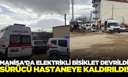 Manisa'da elektrikli bisiklet devrildi: 1 yaralı