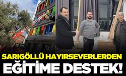 Sarıgöl'ün en büyük okuluna önemli destek