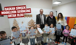 Miniklerin karne heyecanına Başkan Şimşek ortak oldu