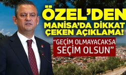 Özgür Özel'den Manisa'da erken seçim çağrısı