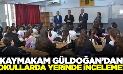 Salihli Kaymakamı Ali Güldoğan okul ziyaretlerini sürdürüyor