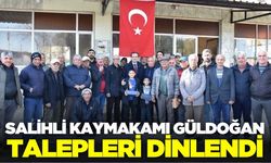 Salihli Kaymakamı Güldoğan mahalle sakinleriyle buluştu!