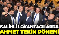 Salihli lokantacılarda yeni başkan Ahmet Tekin oldu