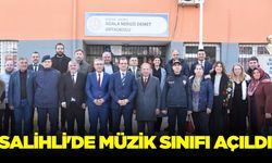 Salihli'de Beceri Atölyesi Müzik Sınıfı açıldı!