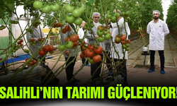 Salihli’de sera yatırımları ve üretim kapasitesi değerlendirildi