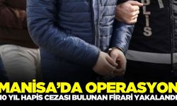 Salihli'de 10 yıl hapis cezası ile aranan şahıs yakalandı!