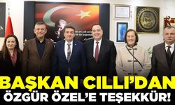 Başkan Cıllı'dan, Özel'e teşekkür!