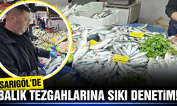 Sarıgöl'de balık tezgahları mercek altında!