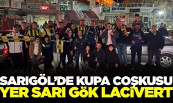 Sarıgöl'de Fenerbahçe coşkusu meydanlarla yaşandı