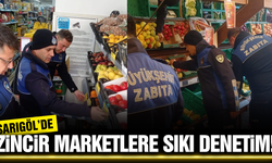 Sarıgöl'de zincir marketlere kapsamlı denetim!