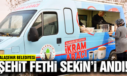 Şehit Fethi Sekin Alaşehir'de dualarla anıldı!