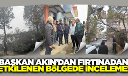 Şiddetli yağış ve fırtına sonrası Başkan Akın sahada!