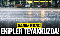 Soma'da sağanak mesaisi: Ekipler sahada!
