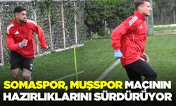 Somaspor, Muşspor karşılaşmasının hazırlıklarını sürdürüyor