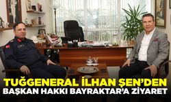 Jandarma Komutanı Tuğgeneral İlhan Şen’den Manisa Kent Konseyi Başkanı Hakkı Bayraktar’a Ziyaret