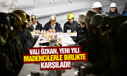 Vali Özkan Soma'daki madencilerle birlikte yeni yıla girdi!