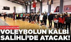 Salihli’de voleybol şöleni: 10 İlden 347 sporcu sahada!