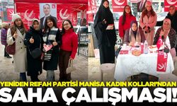 Yeniden Refah Partisi Manisa İl Kadın Kolları vatandaşın nabzını tutuyor