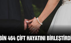 Yunusemre'de 2025 yılında 1.464 çift dünya evine girdi!