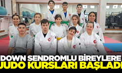 Yunusemre'de down sendromlu bireylere özel judo kursu