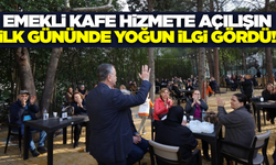 Yunusemre'de 'Emekli Kafe' hizmete açıldı!