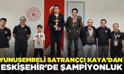 Genç sporcu, Yunusemre Belediyespor’u kürsünün zirvesinde temsil etti