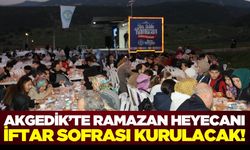 Akgedik’te İftar sofrası kuruldu